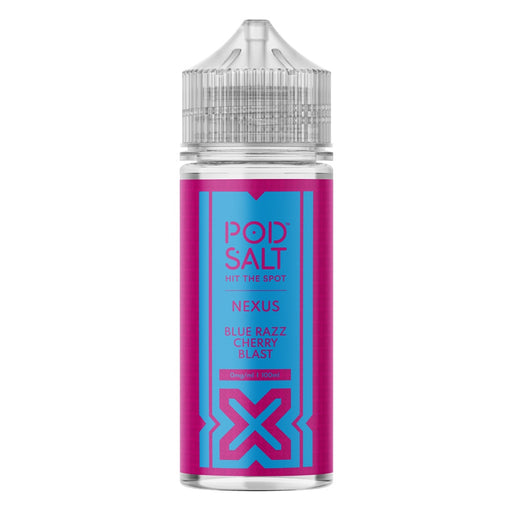 Pod Salt Blue Razz Cherry Blast 100ml Vape Juice By Nexus