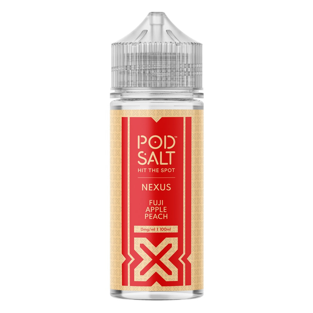 Dive into the Spectrum Pod Salt Fuji Apple Peach 100ml Vape Juice