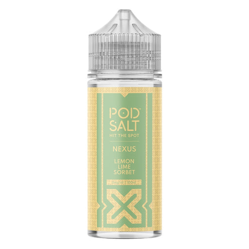 Pod Salt Lemon Lime Sorbet 100ml Vape Juice By Nexus