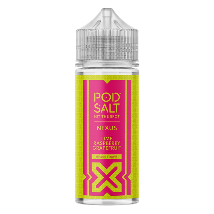 Pod Salt Lime Raspberry Grapefruit 100ml Vape Juice By Nexus