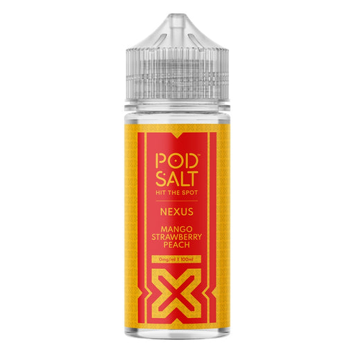 Pod Salt Mango Strawberry Peach 100ml Vape Juice By Nexus