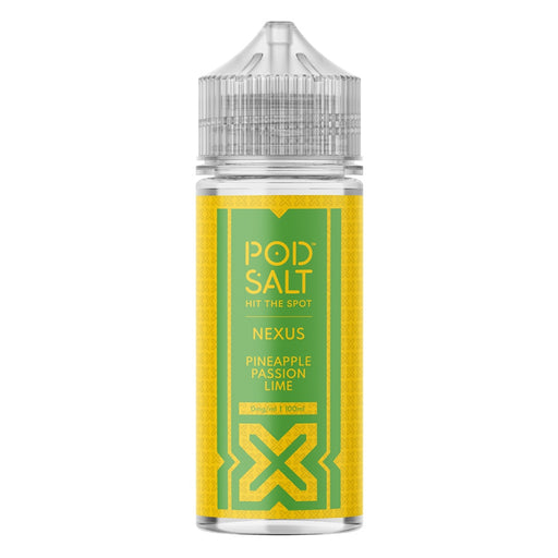 Pod Salt Pineapple Passion Lime 100ml Vape Juice By Nexus