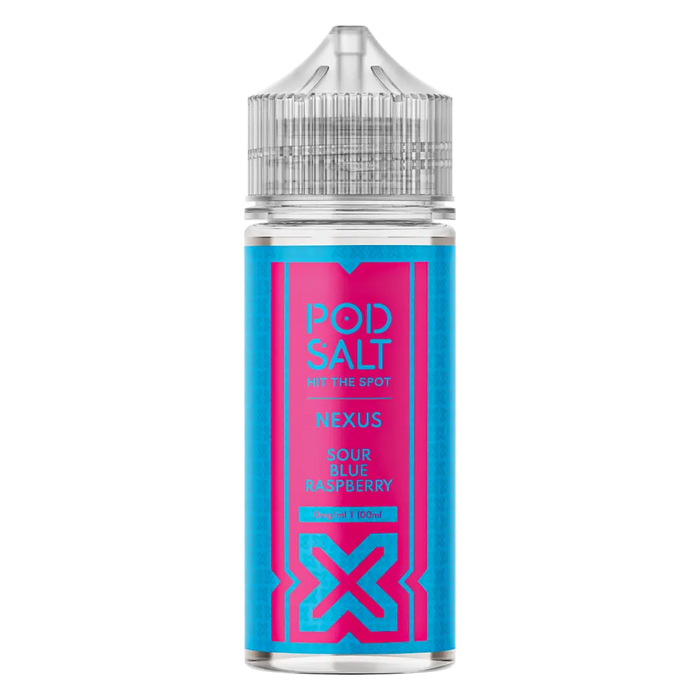 Nexus Pod Salt Sour Blue Raspberry 100ml Vape Juice Nexus Pod Salt Sour Blue Raspberry 100ml Vape Juice