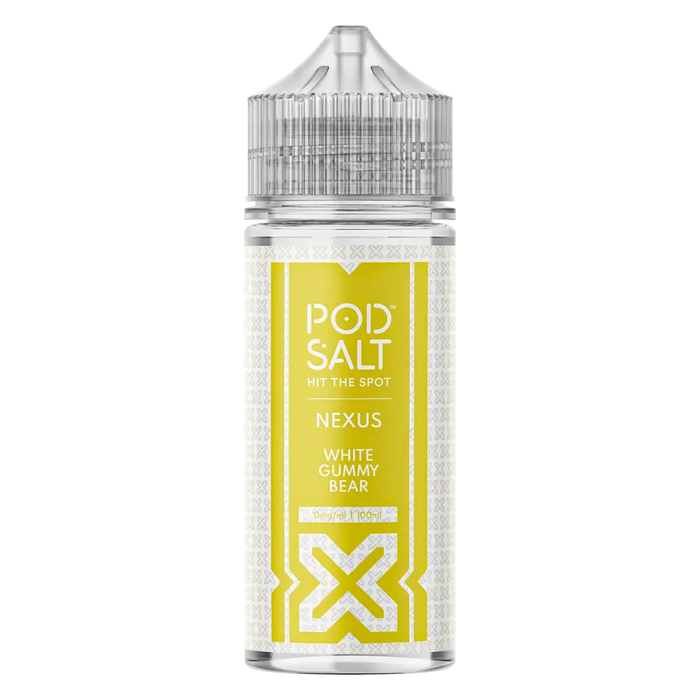 White Gummy Bear Pod Salt Nexus 100ml Vape Juice White Gummy Bear Pod Salt Nexus 100ml Vape Juice