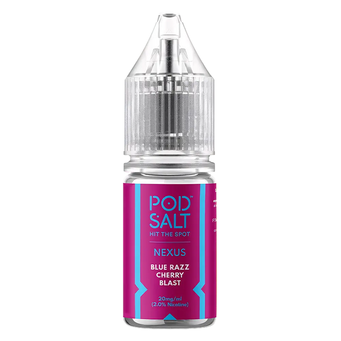 Pod Salt Nexus Blue Razz Cherry Blast Nic Salt Vape Juice