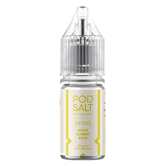 White Gummy Bear Nic Salt by Pod Salt Nexus - 5 For 11 White Gummy Bear Nic Salt by Pod Salt Nexus - 5 For 11