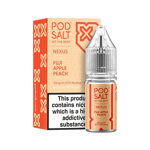 Pod Salt Nexus Fuji Apple Peach Nic Salt Vape Juice