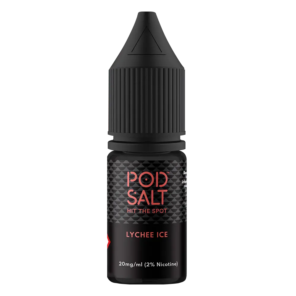 Pod Salt Lychee Ice Nic Salt E-Liquid - 5 For 11