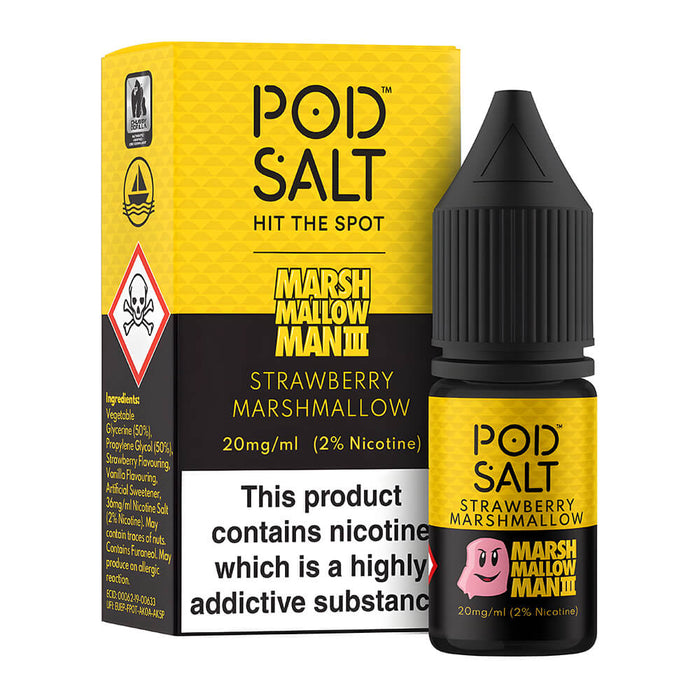 Pod Salt Fusions Marshmallow Man 3 Nic Salt Vape Juice