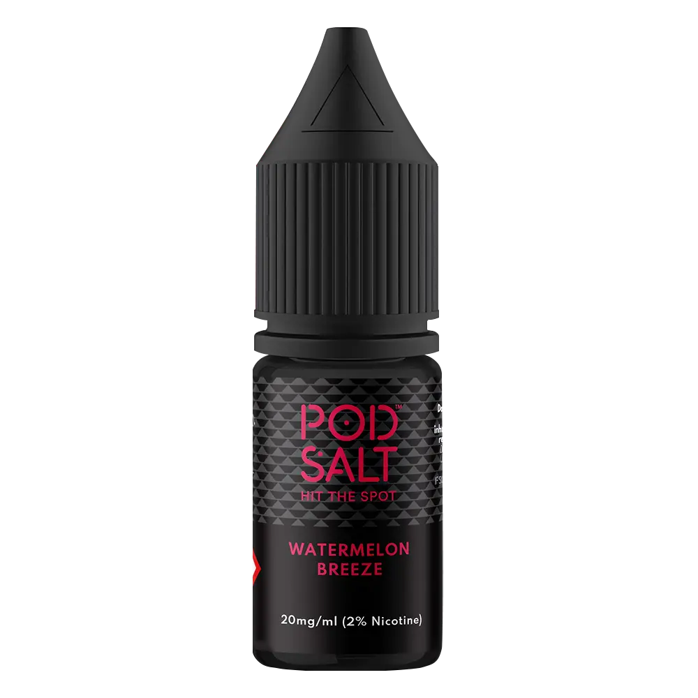 Watermelon Breeze Nic Salt E-Liquid by Pod Salt - 5 For 11