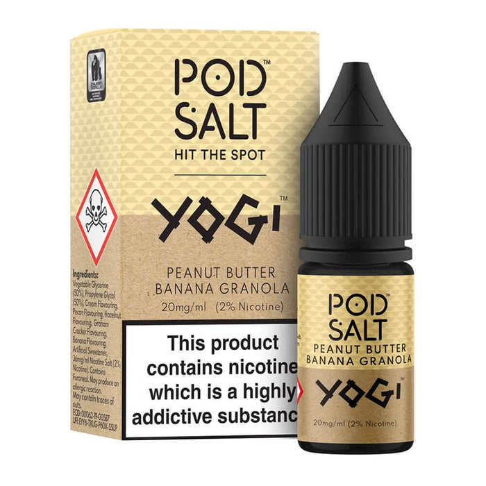 Pod Salt Yogi Peanut Butter Nic Salt Vape Juice