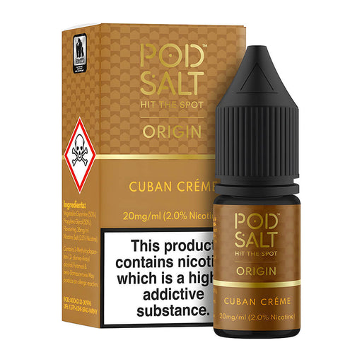 Pod Salt Origin Cuban Creme Nic Salt Vape Juice