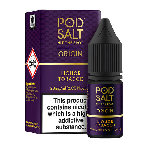 Pod Salt Origin Liquor Tobacco Nic Salt Vape Juice