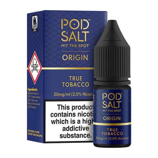 Pod Salt Origin True Tobacco Nic Salt Vape Juice