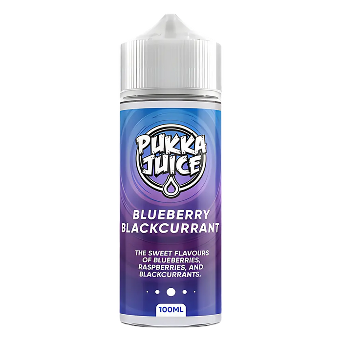 Blueberry Blackcurrant 100ml Vape Juice by Pukka Juice Blueberry Blackcurrant 100ml Vape Juice by Pukka Juice