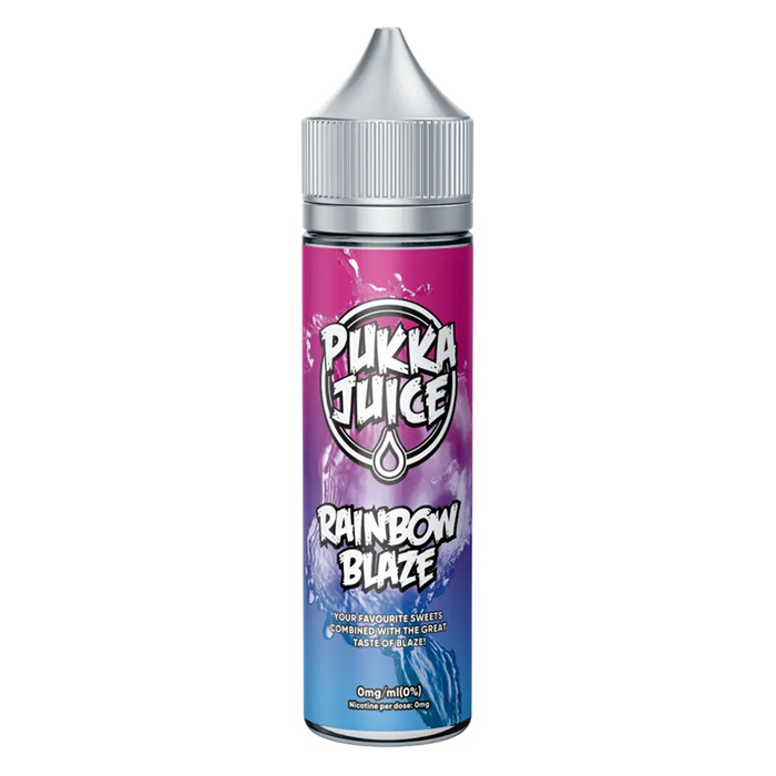 Rainbow Blaze Shortfill E-Liquid by Pukka Juice 50ml