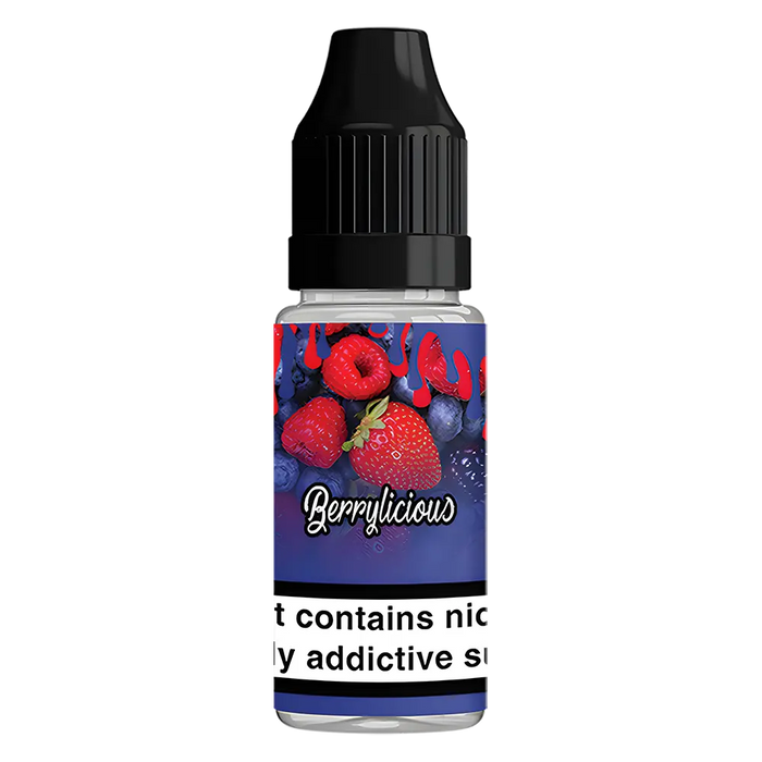 QuitterZ Berrylicious 10ml e liquid High PG 70Pg 30Vg