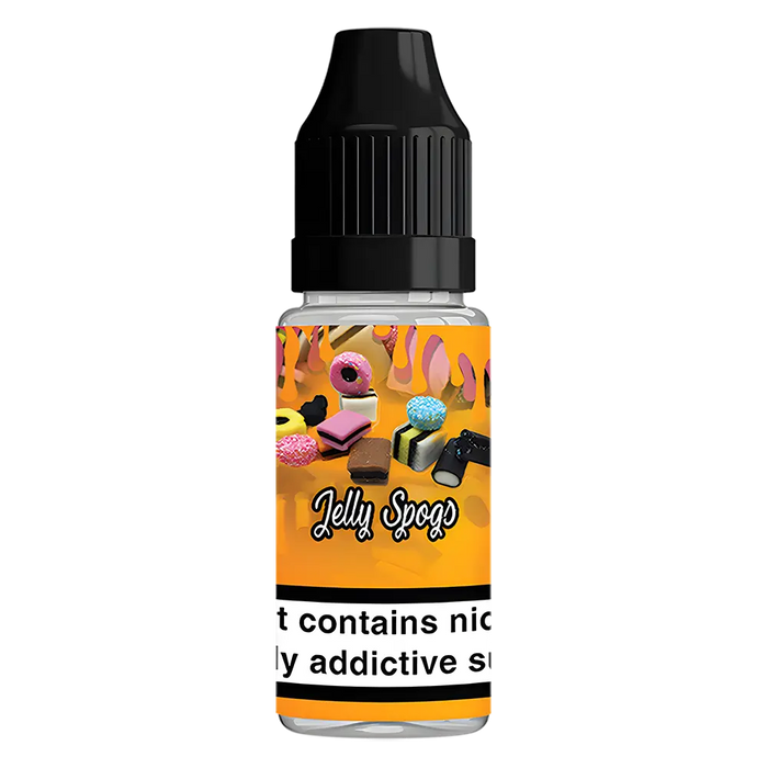 QuitterZ Jelly Spogs 10ml e liquid High PG 70Pg 30Vg