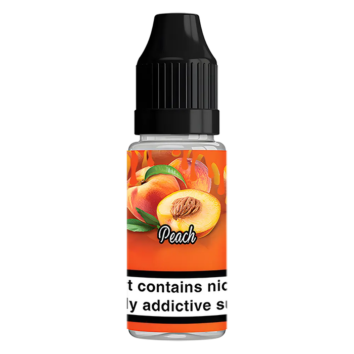 QuitterZ Peach 10ml e liquid High PG 70Pg 30Vg