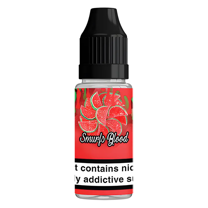 Smurfs Blood 10ml e liquid High PG 70Pg 30Vg by QuitterZ Smurfs Blood 10ml e liquid High PG 70Pg 30Vg by QuitterZ