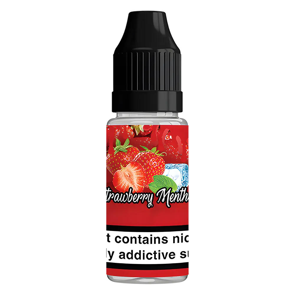 QuitterZ Strawberry Menthol 10ml e liquid High PG 70Pg 30Vg QuitterZ Strawberry Menthol 10ml e liquid High PG 70Pg 30Vg