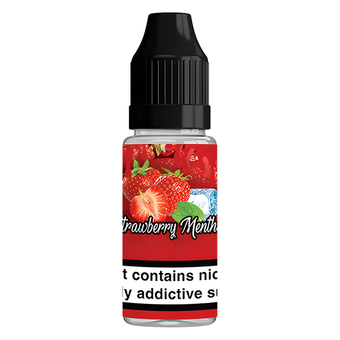 QuitterZ Strawberry Menthol 10ml e liquid High PG 70Pg 30Vg