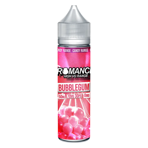 Romance Bubblegum 50ml Shortfill e-liquid 70/30 Vg/Pg