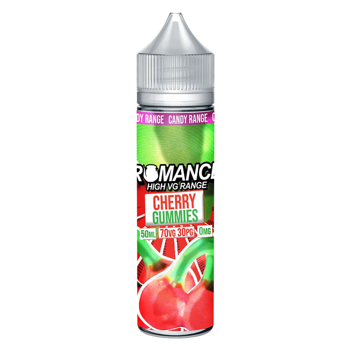 Romance Cherry Gummies 50ml Shortfill e-liquid 70/30 Vg/Pg