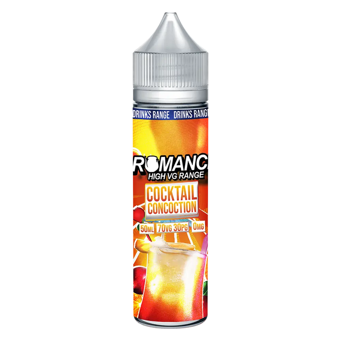 Romance Cocktail Concoction 50ml Shortfill e-liquid 70/30 Vg/Pg