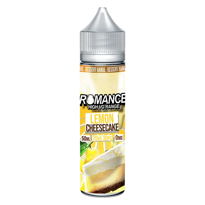 Romance Lemon Cheesecake 50ml Shortfill e-liquid 70/30 Vg/Pg