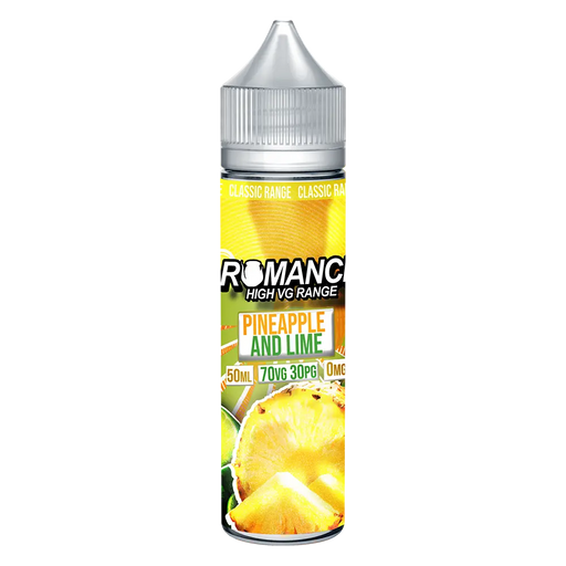 Romance Pineapple & Lime 50ml Shortfill e-liquid 70/30 Vg/Pg