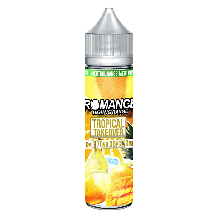 Romance Tropical Takeover 50ml Shortfill e-liquid 70/30 Vg/Pg