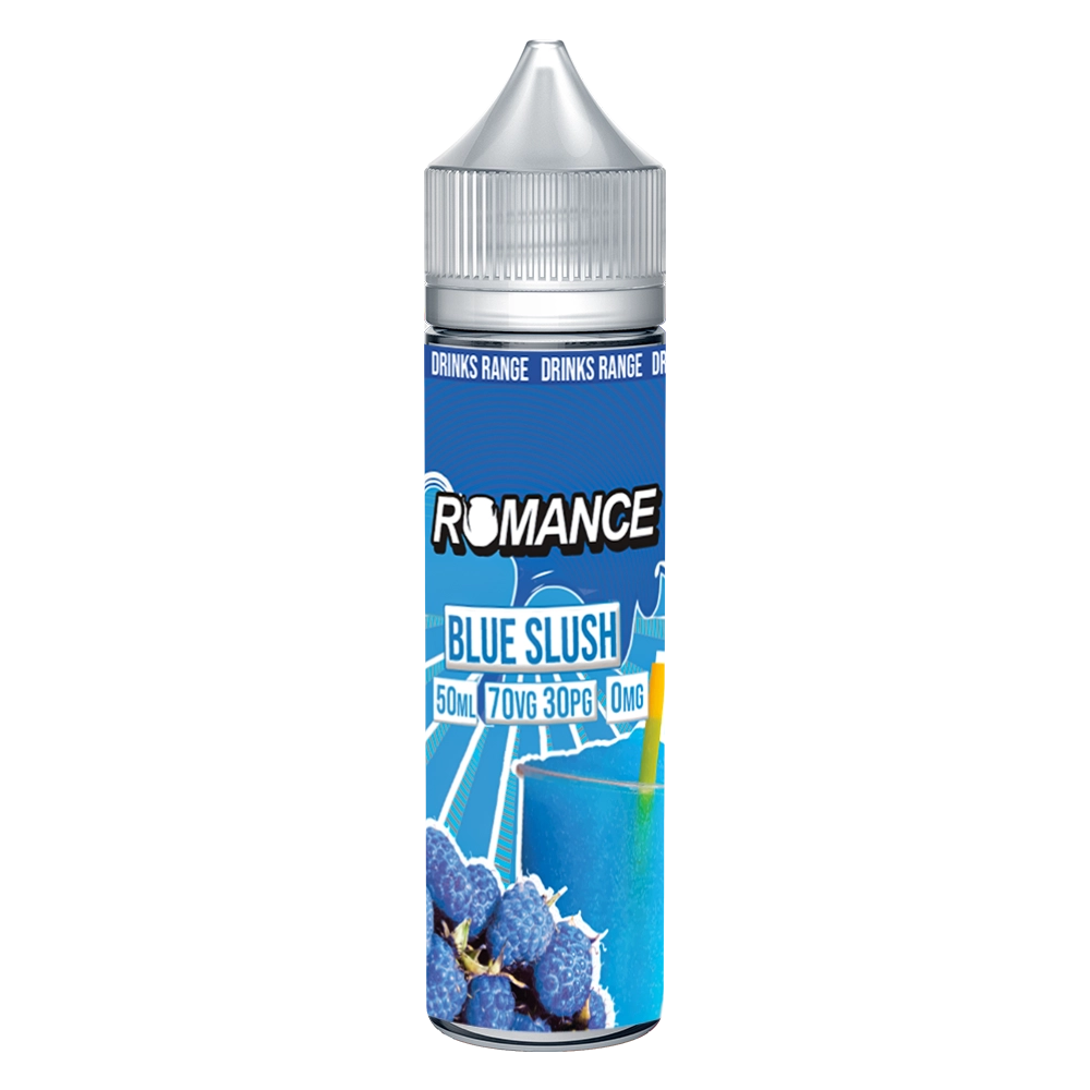 Romance Blue Slush 50ml Shortfill e-liquid 70/30 Vg/Pg Romance Blue Slush 50ml Shortfill e-liquid 70/30 Vg/Pg