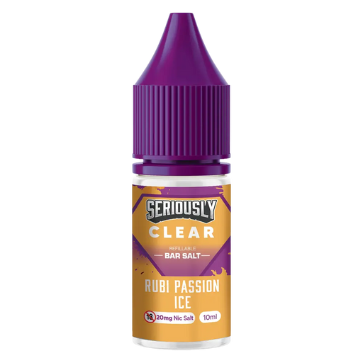 Seriously Clear Bar Salt Rubi Passion Ice Nic Salt E-Liquid