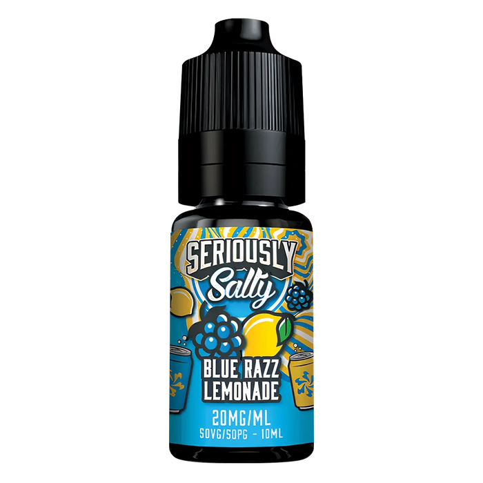 Seriously Salty Blue Razz Lemonade Nic Salt E-Liquid