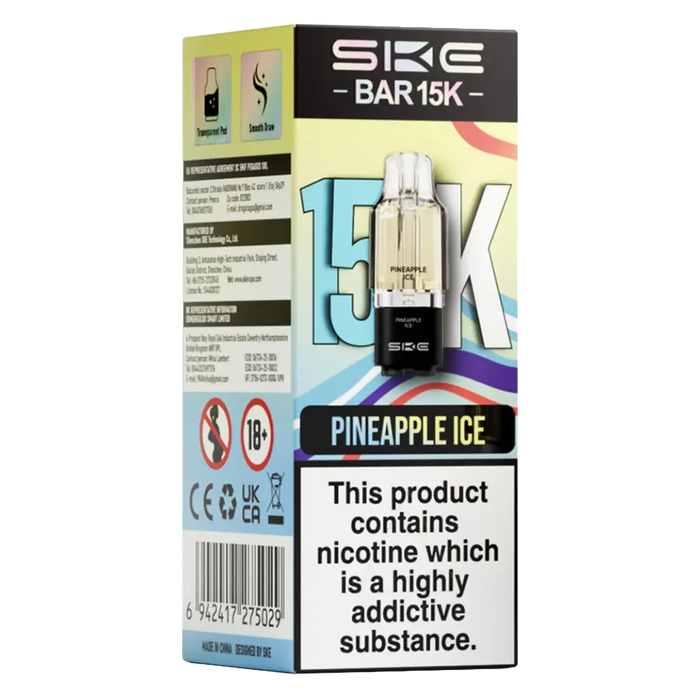 SKE Bar 15K Prefilled Pods