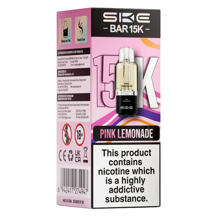 SKE Bar 15K Prefilled Pods