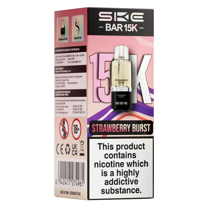 SKE Bar 15K Prefilled Pods