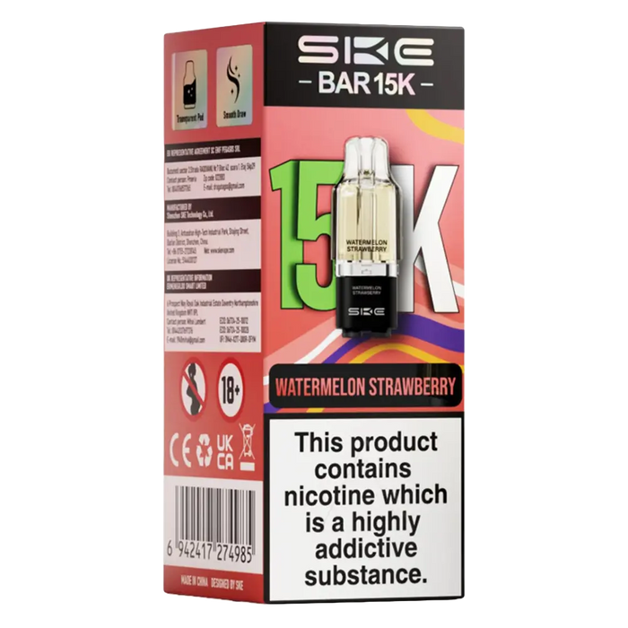 SKE Bar 15K Prefilled Pods
