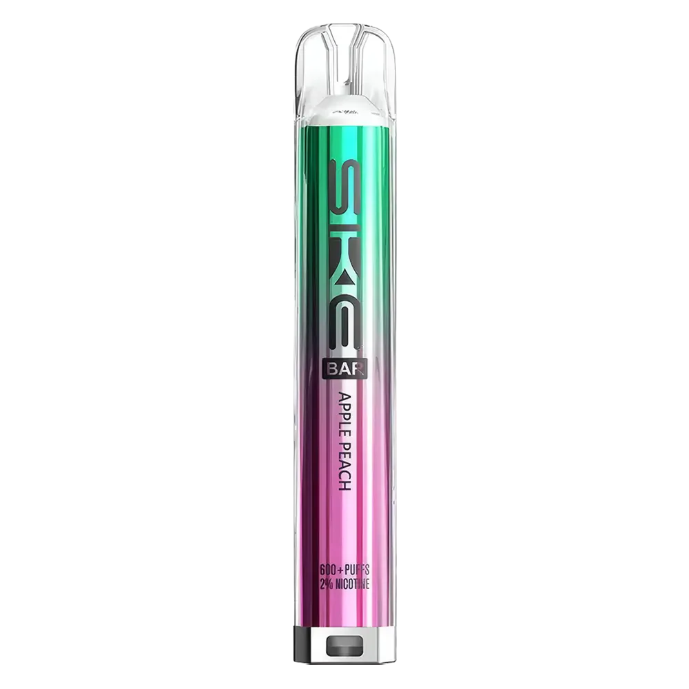 SKE Crystal Bar 600 Apple Peach Prefilled Pod Kit- 5 for £18
