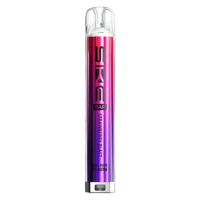 SKE Crystal Bar 600 Strawberry Blast Prefilled Pod Vape Kit