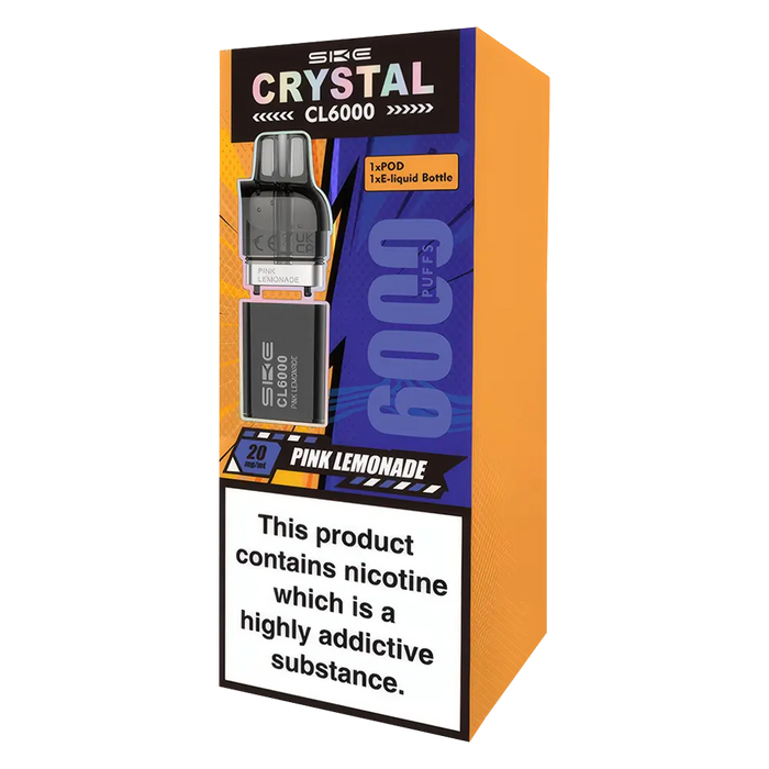 Crystal Ske Vape Crystal CL6000 Pods - Cherry Ice - 9.99 | City Vape Near Me Australia Crystal Ske Vape Crystal CL6000 Pods - Cherry Ice - 9.99 | City Vape Near Me Australia