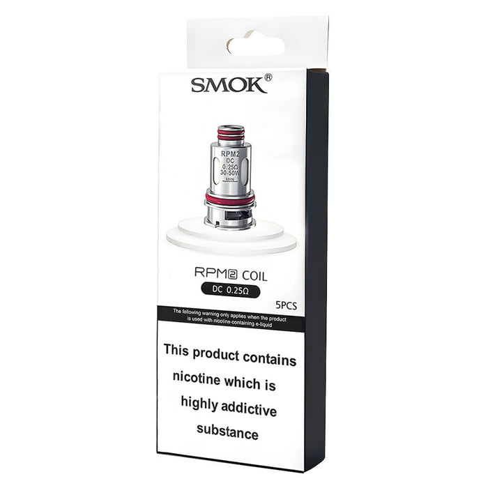 Smok RPM 2 Replacement Coils, 5 Pack, 0.16 to 0.6 Ohm- 9.99 Smok RPM 2 Replacement Coils, 5 Pack, 0.16 to 0.6 Ohm- 9.99