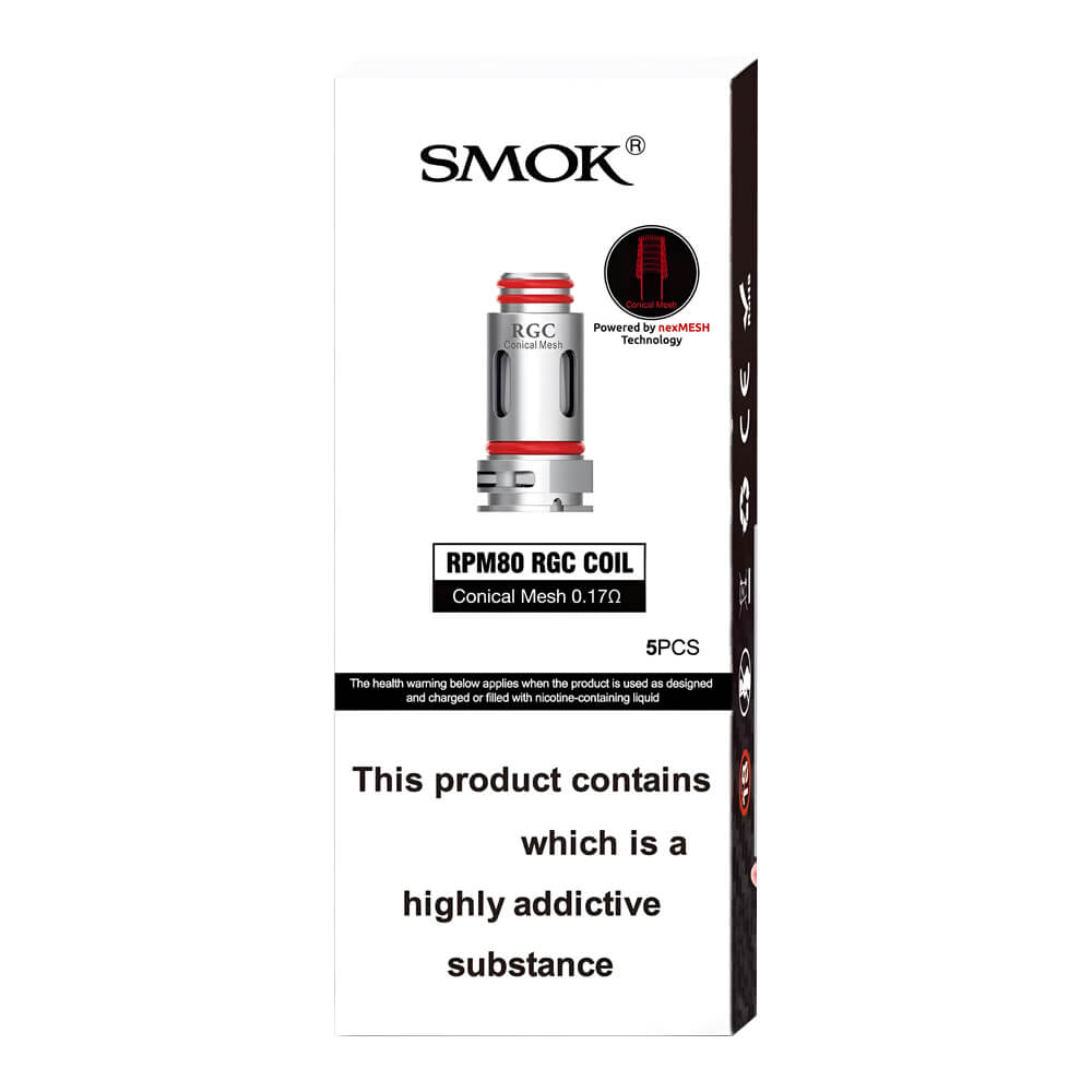 smok rgc coil Smok RPM80 RGC Conical Mesh Coils 0.17ohms (Pack of 5)