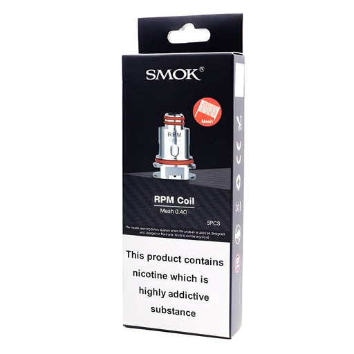 SMOK RPM Coils 0.4 Mesh, Pack of 5