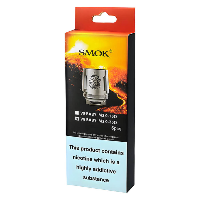 SMOK V8 Baby Replacement Coils M2 0.25 Ohm