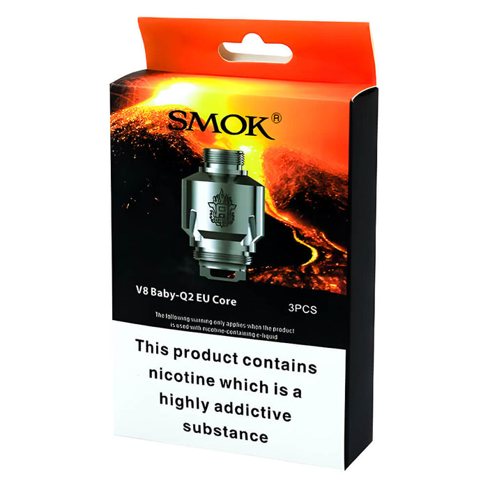SMOK V8 Baby-Q2 EU Core Coils 0.4 ohm (Pack of 3)