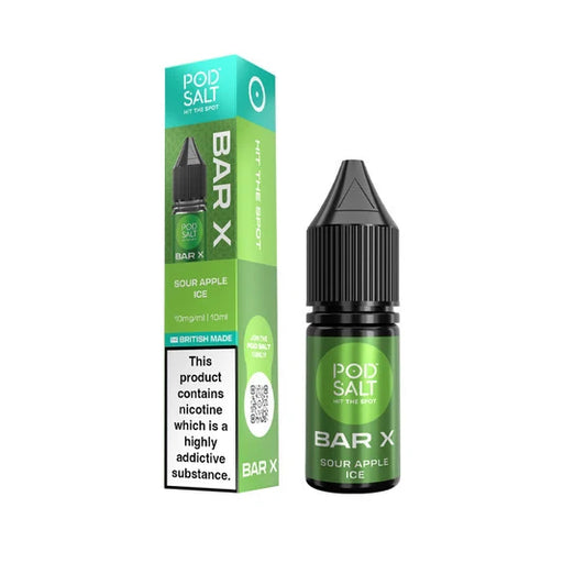 Sour Apple Pod Salt Bar X Nic Salt 
