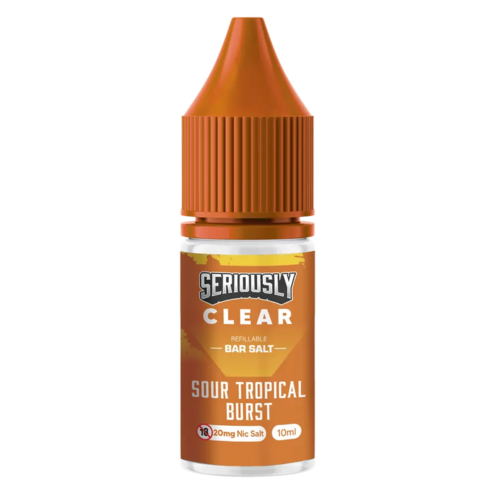 Seriously Clear Bar Salt Sour Tropical Burst Nic Salt E-Liquid