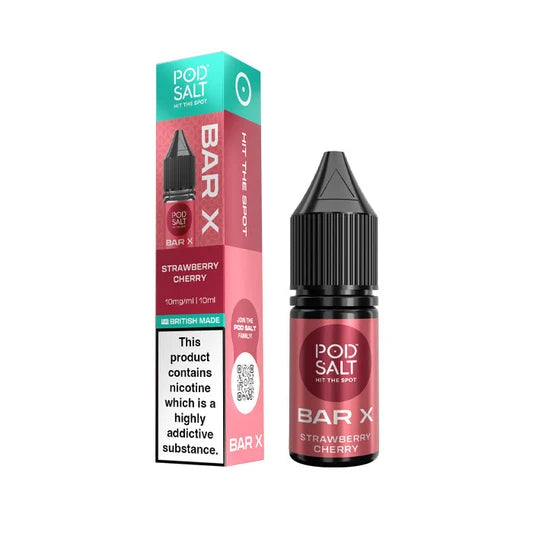 Strawberry Cherry Pod Salt Bar X Nic Salt